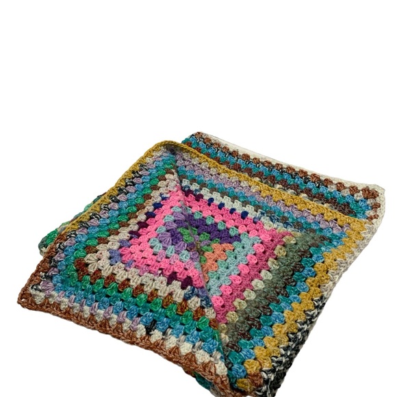 Car, Stroller, Lap, Bassinet, Crib Blanket Handmade Crochet New - Picture 5 of 11